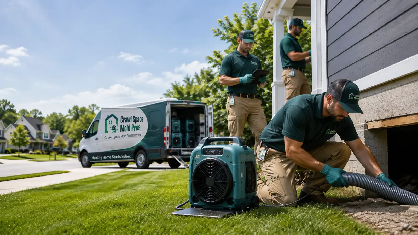 Crawl Space Mold Removal in Grove, OK